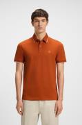 Boss Orange Poloshirt Passertip met boss badge