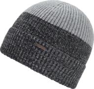 chillouts Beanie Felix Hat in two-tone look met omslag
