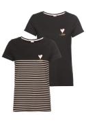 KangaROOS T-shirt van zachte katoenstof (2-delig, Set van 2)
