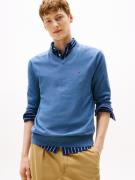 Tommy Hilfiger Gebreide trui ESSENTIAL COTTON V NECK met V-hals en bor...