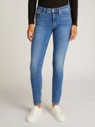 Calvin Klein Skinny fit jeans Mid rise skinny met stone-wash look, met...