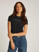 Tommy Jeans Curve T-shirt TJW SLIM LINEAR TEE EXT