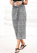 Lascana Culotte met all-over print, 7/8 broek, jersey broek (Met een b...