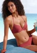 Lascana Push-upbikinitop Shiva in trendy effen kleur