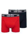 CAMP DAVID Boxershort in 2-pack met logo-band (set, 2 stuks)