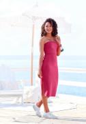 Lascana Midi-jurk met cut-out-detail op de rug