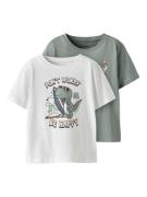 Name It Shirt met korte mouwen NMMVAGNO 2P SS LOOSE TOP (set, 2-delig)