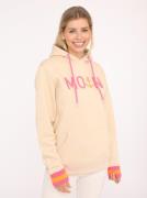 Zwillingsherz Hoodie Rahel Met contrastboorden en voorzak