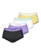 pieces Hipster PCLOGO LADY 4 PACK SOLID NOOS BC (4 stuks, Set van 4)