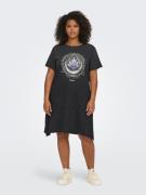 ONLY CARMAKOMA Shirtjurk CARLUCY LIFE SS T-SHIRT DRESS JRS NOOS