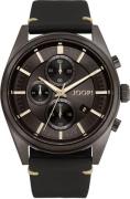 Joop! Chronograaf Horloge, quartz, herenhorloge, stopwatchfunctie, ler...