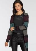 Melrose Lang vest van zacht glittergaren