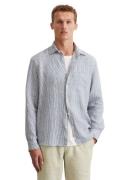 Marc O'Polo Linnen overhemd fijn gestreept