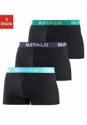 Buffalo Boxershort voor jongens met contrastkleurige boorden (set, 3 s...