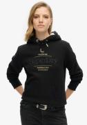 Superdry Hoodie Luxe Metallic Logo Hoodie