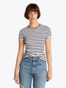 TOMMY JEANS Shirt met korte mouwen TJW SLIM ESSENTIAL RIB SS EXT