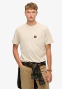 Superdry Shirt met ronde hals CONTRAST STITCH POCKET T-SHIRT