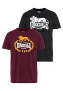 Lonsdale T-shirt ECCLAW (2-delig, Set van 2)