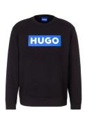 HUGO Blue Sweatshirt Classic Crew met frontprint