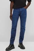 Boss Orange Regular fit jeans Taber BC P met leren badge