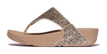 Fitflop Teenslippers LULU Badslipper, slides, sandaal met glitter