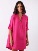 Zwillingsherz Blouse met korte mouwen "Rom" met verlengde rugpartij, v...