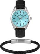 Jacques Lemans Kwartshorloge Derby Horloge, herenhorloge, datum, cadea...