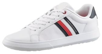 Tommy Hilfiger Sneakers ESSENTIAL LEATHER CUPSOLE met typische strepen...