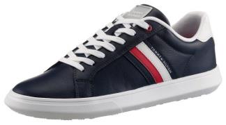 Tommy Hilfiger Sneakers ESSENTIAL LEATHER CUPSOLE met typische strepen...