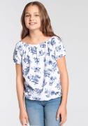 KangaROOS Shirt met carmenhals Kangaroos Meisjes Korte mouwen, dynamis...