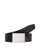 Calvin Klein Leren riem FORMAL PLAQUE BELT 3.5CM