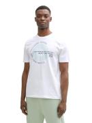 Tom Tailor Denim T-shirt met verschillende logoprints