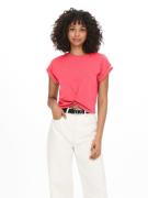 Only Shirt met korte mouwen ONLREIGN S/S KNOT TOP NN