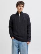 Jack & Jones Schipperstrui JPRBLUSEAN KNIT CABLE HALF ZIP SN