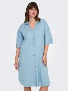 ONLY CARMAKOMA Blousejurk CARCOCO SS BLK SHIRT DRESS WVN