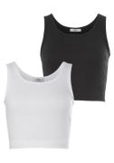 Flashlights Crop-top korte lengte (set, 2-delig, 2 stuks)