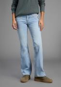 Arizona Bootcut jeans Met geren uitlopende pasvorm, lage taille, elast...