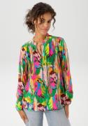 Aniston CASUAL Blouse zonder sluiting met leeuwenkoppen in kleurrijke ...