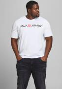 Jack & Jones PlusSize T-shirt CORP met print en comfortabele ronde hal...