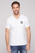 CAMP DAVID Poloshirt met kleine logo-borduursel op borsthoogte