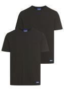 HUGO Blue T-shirt BLUE Naolo met merklabel aan de zoom (set, 2-delig)