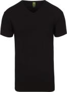 Alan Red Bamboo T-shirt Zwart