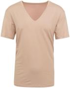 Mey Dry Cotton V-hals T-shirt Beige