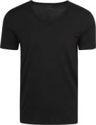 Mey V-hals Dry Cotton T-shirt Zwart