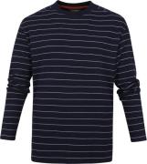 Scotch and Soda Pullover Waffle Donkerblauw
