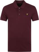 Lyle and Scott Polo Burgundy