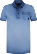 PME Legend Polo Pique Borstzak Blauw