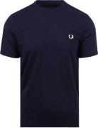 Fred Perry Ringer T-Shirt Navy