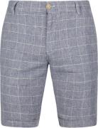 Suitable Don Short Blauw Geruit