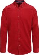 Scotch and Soda Overhemd Corduroy Rood